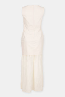 Haljina bez rukava sa plisiranim donjim delom Tiffany Production